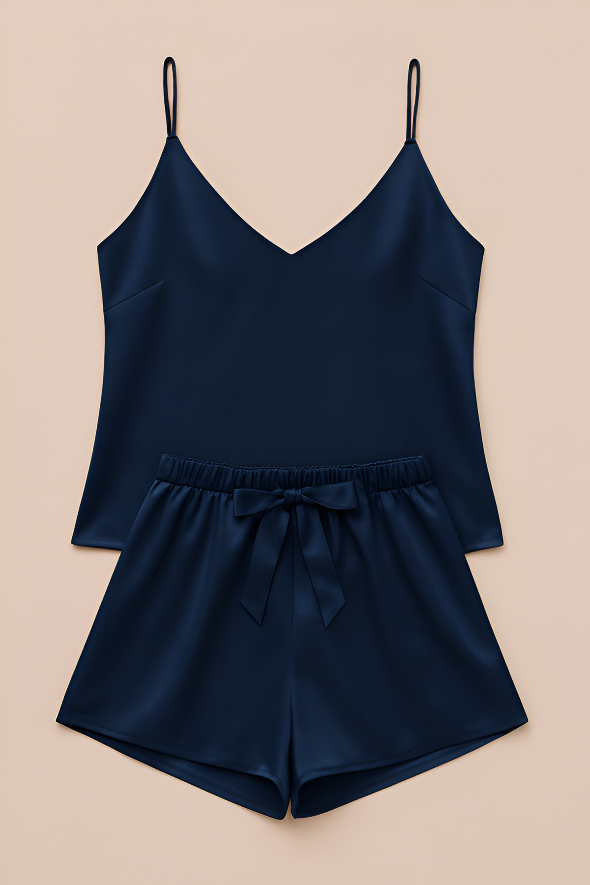 Satin Sleepwear Set – Luxe Camisole & Shorts