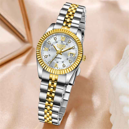 LIGE New Original Brand Luxury Women Watches Fashion Waterproof Ladies Steel Band Quartz Watch Relogio Feminino Girls Clock Gift