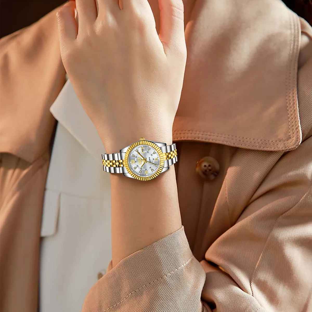 LIGE New Original Brand Luxury Women Watches Fashion Waterproof Ladies Steel Band Quartz Watch Relogio Feminino Girls Clock Gift