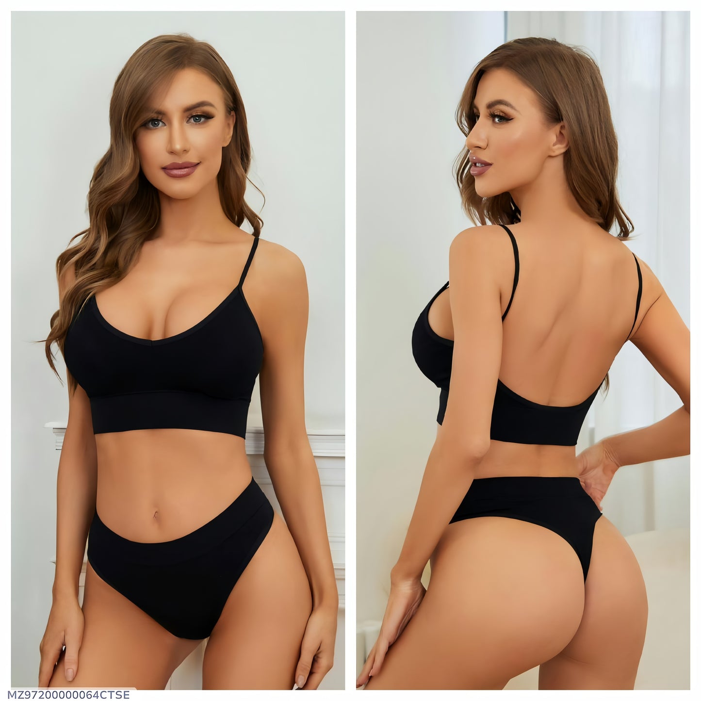 Plain comfortable and breathable sports Bra