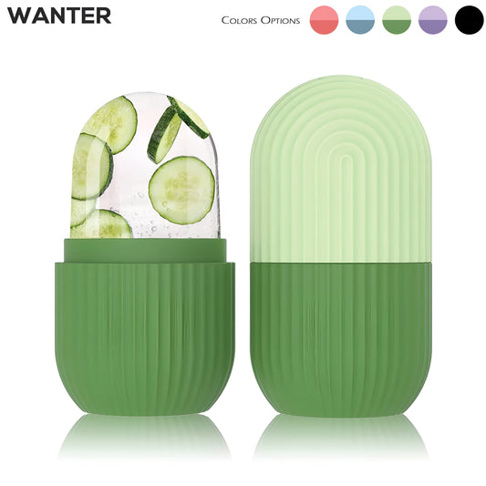 3 in 1 Silicon Face ice Roller box packing (Random Color)