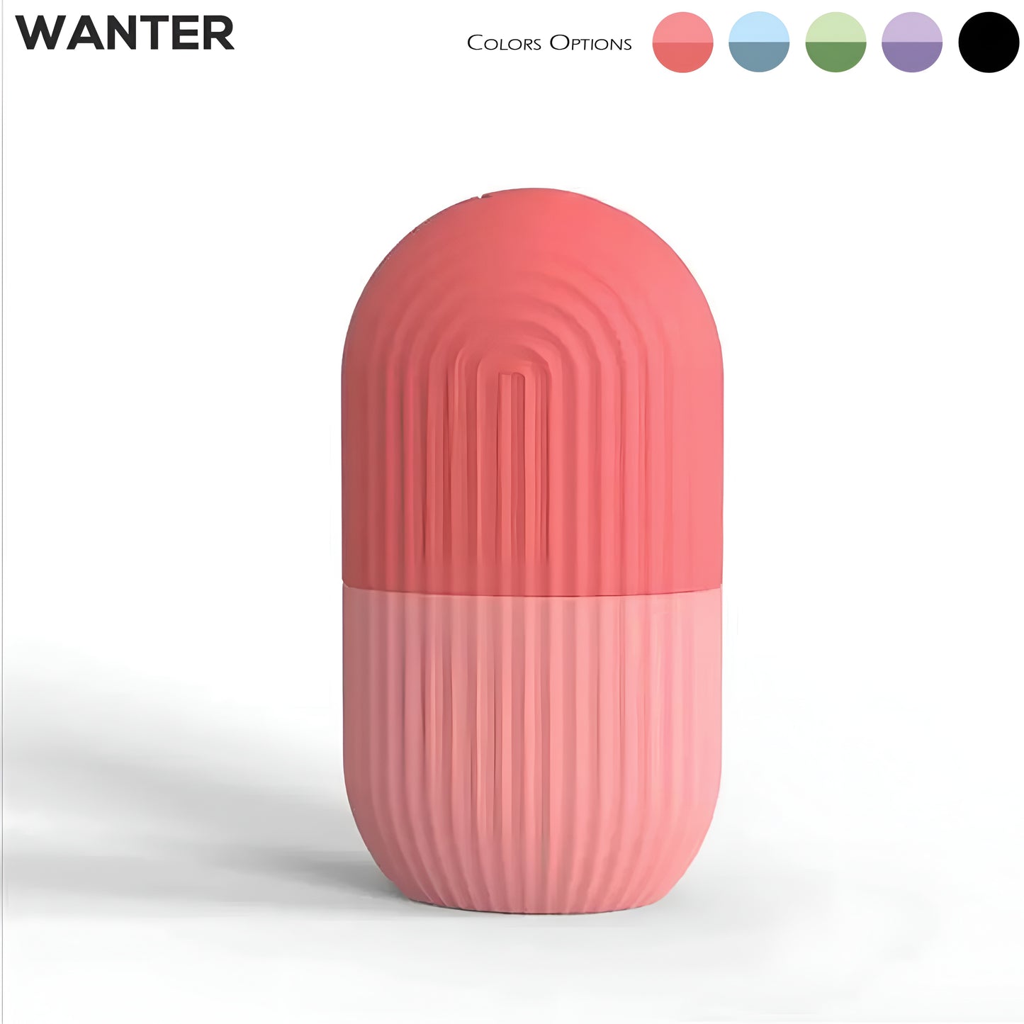 3 in 1 Silicon Face ice Roller box packing (Random Color)
