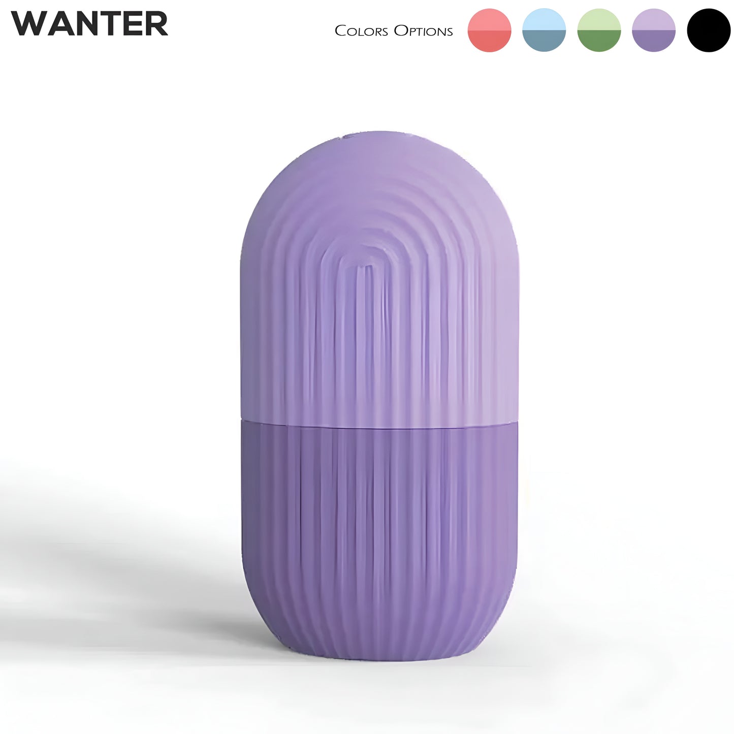 3 in 1 Silicon Face ice Roller box packing (Random Color)